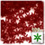 Starflake bead, SnowFlake, Cartwheel, Transparent, 12mm, 100-pc, Raspberry Red