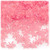 Starflake bead, SnowFlake, Cartwheel, Transparent, 12mm, 1,000-pc, Pink