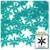 Starflake bead, SnowFlake, Cartwheel, Transparent, 18mm, 1,000-pc, Teal