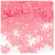 Starflake bead, SnowFlake, Cartwheel, Transparent, 18mm, 1,000-pc, Pink