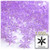 Starflake bead, SnowFlake, Cartwheel, Transparent, 18mm, 1,000-pc, Lavender Purple