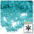Starflake bead, SnowFlake, Cartwheel, Transparent, 18mm, 1,000-pc, Aqua