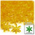 Starflake bead, SnowFlake, Cartwheel, Transparent, 25mm, 1,000-pc, Sun Yellow
