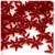 Starflake bead, SnowFlake, Cartwheel, Transparent, 25mm, 100-pc, Raspberry Red