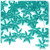 Starflake bead, SnowFlake, Cartwheel, Transparent, 25mm, 1,000-pc, Teal