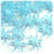 Starflake bead, SnowFlake, Cartwheel, Transparent, 25mm, 100-pc, Light Blue