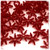 Starflake bead, SnowFlake, Cartwheel, Transparent, 25mm, 25-pc Raspberry Red