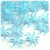 Starflake bead, SnowFlake, Cartwheel, Transparent, 25mm, 25-pc Light Blue