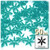 Starflake bead, SnowFlake, Cartwheel, Transparent, 18mm, 50-pc, Teal