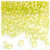 Pony Beads, Transparent, 9x6mm, 100-pc, Yellow