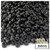 Pony Beads, Opaque, 6x9mm, 100-pc, Black