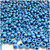 Pony Beads, Opaque, Pearl Finish, 9x6mm, 100-pc, Midnight Blue, no insert