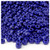 Pony Beads, Opaque, 6x9mm, 100-pc, Royal Blue