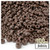 Pony Beads, Opaque, 6x9mm, 100-pc, Brown