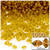 Plastic Rondelle Beads, Transparent, 6mm, 1,000-pc, Sun Yellow