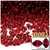 Plastic Rondelle Beads, Transparent, 6mm, 1,000-pc, Raspberry Red