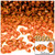 Plastic Rondelle Beads, Transparent, 6mm, 1,000-pc, Orange