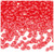 Plastic Rondelle Beads, Opaque, 6mm, 1,000-pc, Red