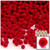 Acrylic Pom Pom, 7mm, 5,000-pc, Red