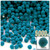 Acrylic Pom Pom, 7mm, 5,000-pc, Turquoise Blue