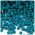 Acrylic Pom Pom, 7mm, 5,000-pc, Turquoise Blue