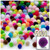 Acrylic Pom Pom, 7mm, 5,000-pc, Multi Mix