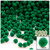 Acrylic Pom Pom, 7mm, 5,000-pc, Emerald Green