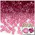 Plastic Bicone Beads, Transparent, 4mm, 1,000-pc, Pink