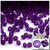 Plastic Bicone Beads, Transparent, 4mm, 200-pc, Purple