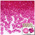 Plastic Bicone Beads, Transparent, 4mm, 1,000-pc, Hot Pink