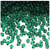 Plastic Bicone Beads, Transparent, 4mm, 1,000-pc, Emerald Green