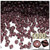 Plastic Bicone Beads, Transparent, 4mm, 1,000-pc, Burgundy