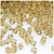 Plastic Bicone Beads, Transparent, 6mm, 1,000-pc, Champagne