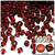 Plastic Bicone Beads, Transparent, 6mm, 1,000-pc, Beer brown