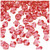 Plastic Bicone Beads, Transparent, 8mm, 1,000-pc, Salmon