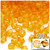 Bicone Beads, Transparent, Faceted, 10mm, 100-pc, Sun Yellow