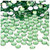 Rhinestones, Flatback, Round, 7mm, 1,000-pc, Light Green