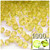 Plastic Bicone Beads, Transparent, 8mm, 1,000-pc, Yellow