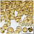 Plastic Bicone Beads, Transparent, 12mm, 1,000-pc, Champagne
