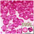 Plastic Bicone Beads, Transparent, 12mm, 1,000-pc, Hot Pink