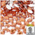 Rhinestones, Flatback, Oval, 13x18mm, 1,000-pc, Light Orange