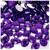 Rhinestones, Flatback, Oval, 13x18mm, 144-pc, Purple (Amethyst)
