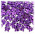 Rhinestones, Flatback, Butterfly, 10mm, 1,000-pc, Purple (Amethyst)