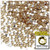 Rhinestones, Flatback, Round, 3mm, 10,000-pc, Champagne Yellow