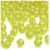 Faceted Round Beads, Transparent, 10mm, 1,000-pc, Yellow