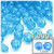 Plastic Faceted Beads, Transparent, 12mm, 1,000-pc, Aqua