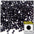 Rhinestones, Flatback, Round, 4mm, 10,000-pc, Jet Black