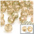 Plastic Faceted Beads, Transparent, 12mm, 1,000-pc, Champagne