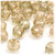 Plastic Faceted Beads, Transparent, 12mm, 1,000-pc, Champagne