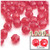 Plastic Faceted Beads, Transparent, 12mm, 1,000-pc, Christmas Red